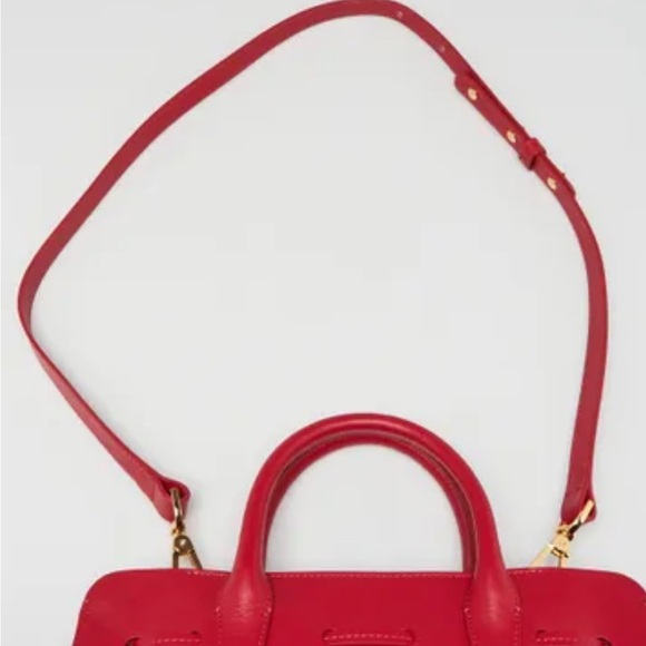 Mansur Gavriel Cherry Red Satchel - Picture 6 of 7